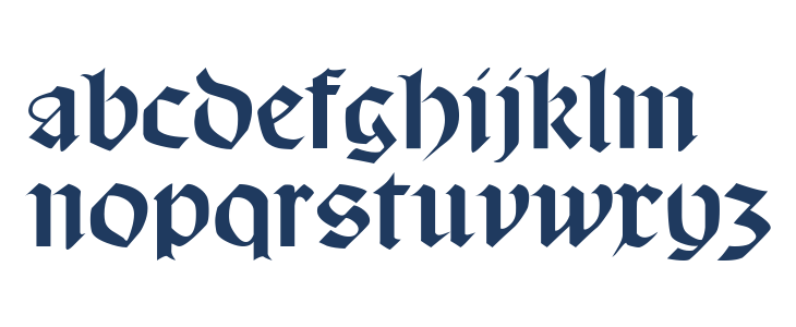 Schampel Black Lowercase