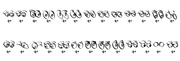 SchauSchau Font LOWERCASE