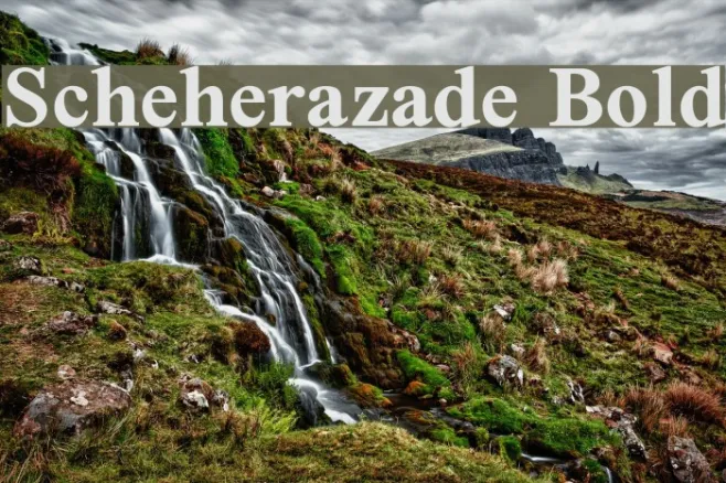 Scheherazade Bold Example 2