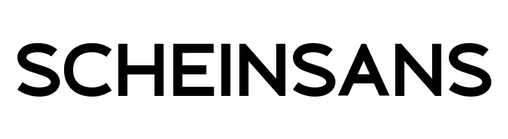 Schein Sans  フリーフォントのダウンロード