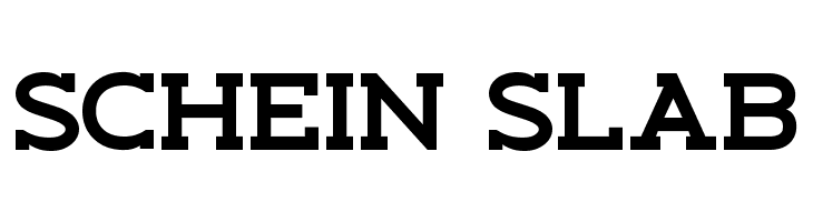 Schein Slab  Frei Schriftart Herunterladen