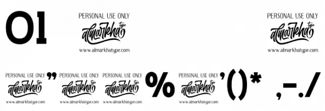 Schein Slab Font OTHER CHARS