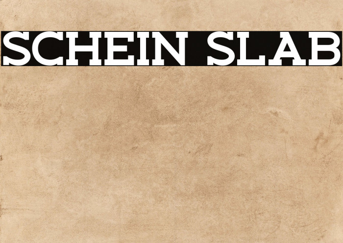 Schein Slab Example 3