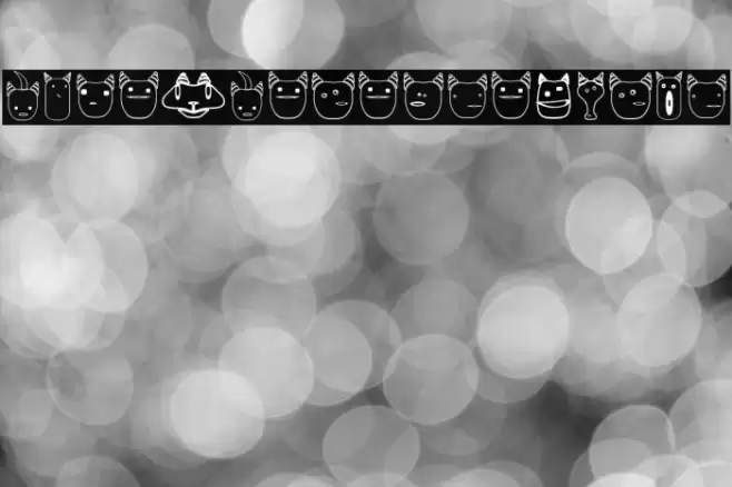 Schepselen Regular फ़ॉन्ट examples