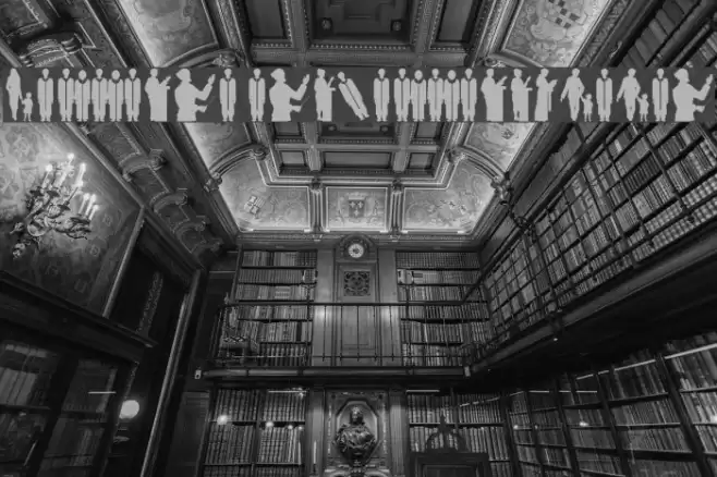 Scherenschnitte Font examples