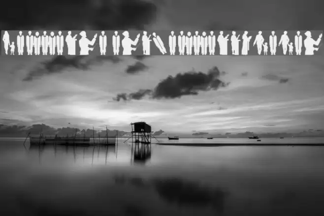 Scherenschnitte Font examples