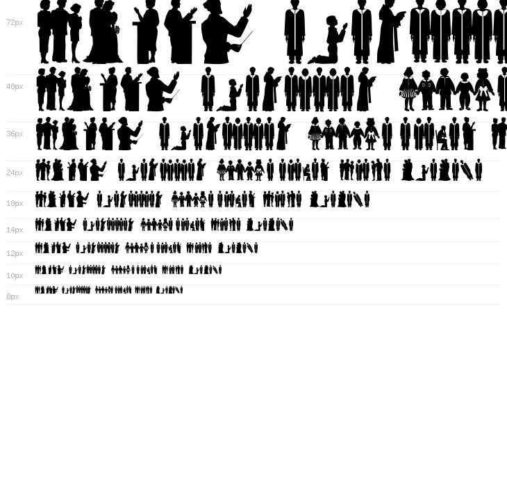 Scherenschnitte Waterfall