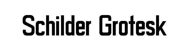 Schilder Grotesk  नि: शुल्क फ़ॉन्ट्स डाउनलोड