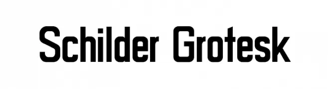 Schilder Grotesk  Скачать бесплатные шрифты