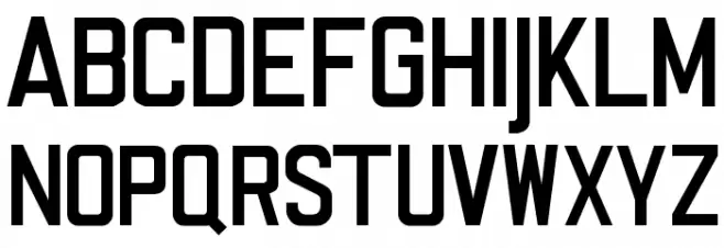 Schilder Grotesk फ़ॉन्ट अपरकेस
