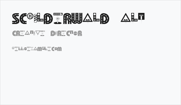 Schilderwald alt Business Card