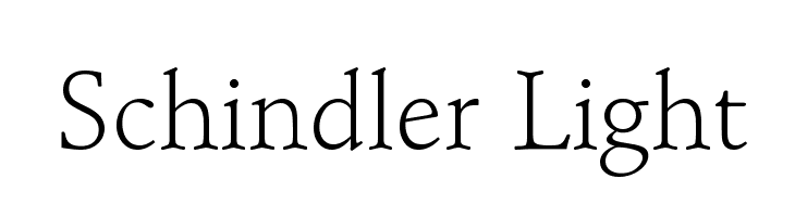 Schindler Light Font