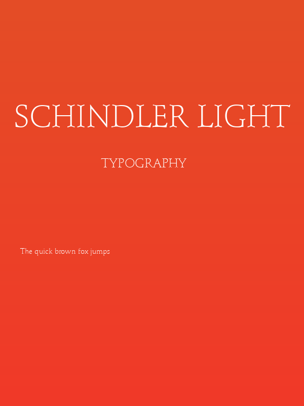 Schindler Light Poster