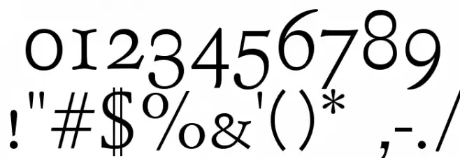 Schindler Small Caps Font OTHER CHARS