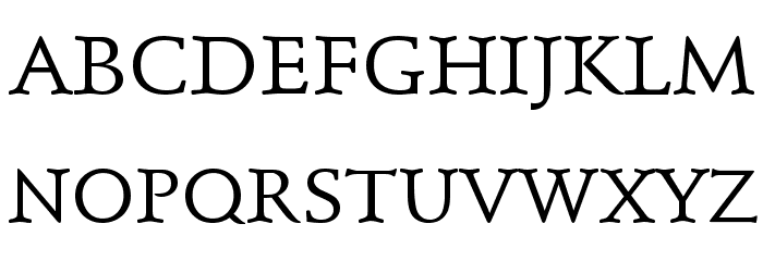 Schindler Small Caps Font LOWERCASE