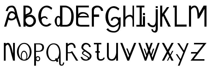 Schizcase Font LOWERCASE