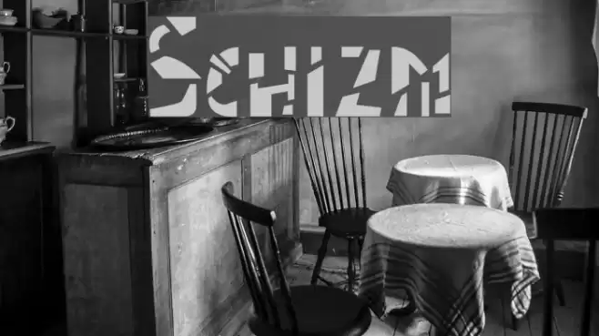 Schizm Font examples