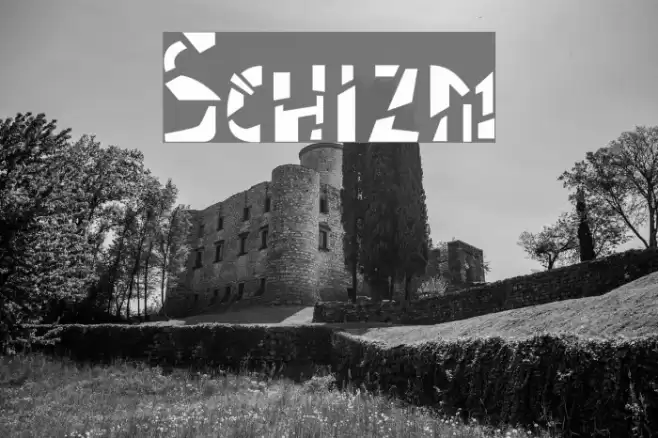 Schizm Font examples