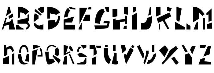 Schizm Font LOWERCASE