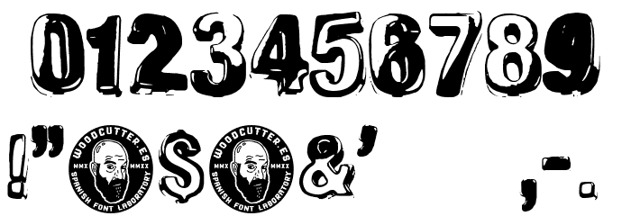 Schizoid Personality Font OTHER CHARS