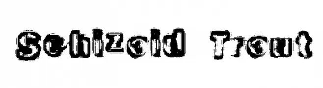 Schizoid Trout  Frei Schriftart Herunterladen