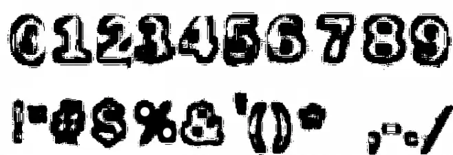 Schizoid Trout Font OTHER CHARS