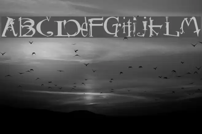 Schizophrenia 2 Font examples