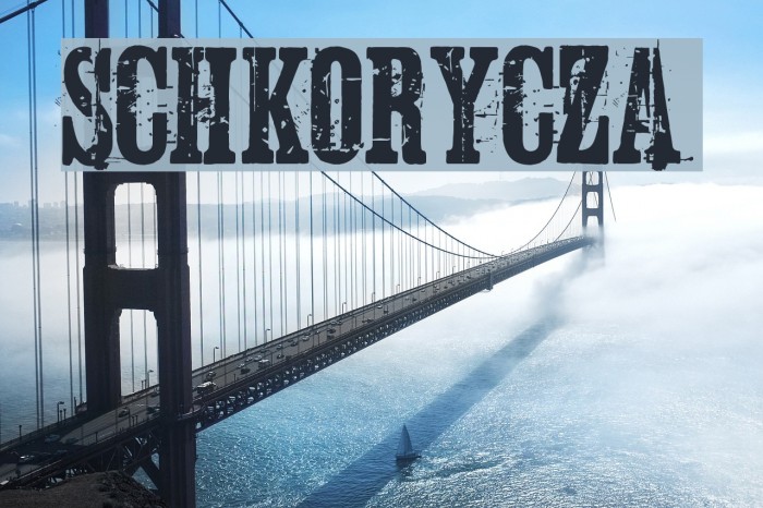 Schkorycza Font examples