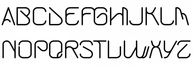 Schlangen schriftas Шрифта ВЕРХНИЙ