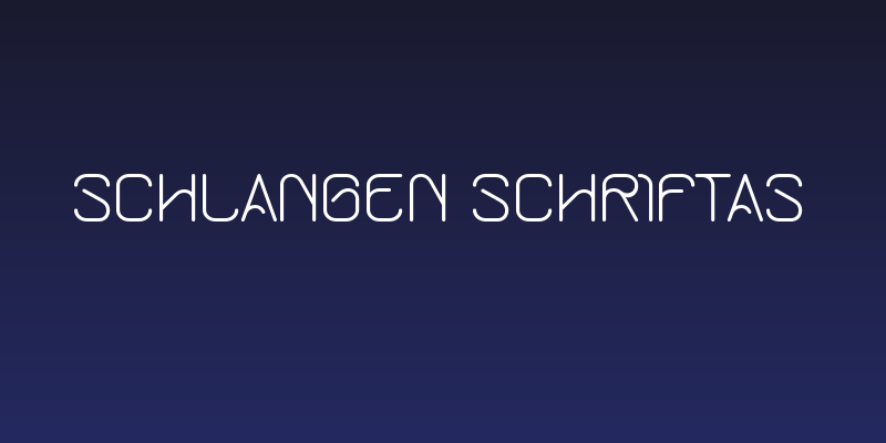 Schlangen schriftas Social Header