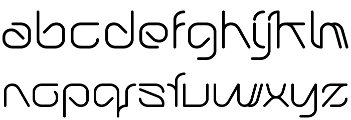 Schlangen schriftas Font LOWERCASE