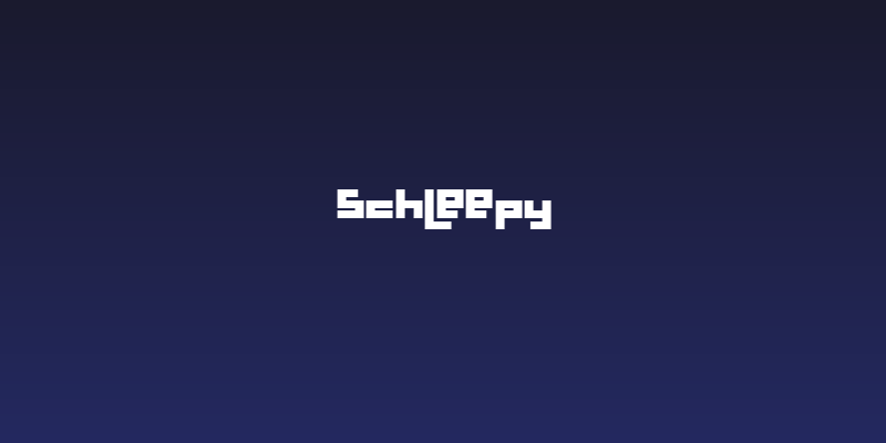 Schleepy Social Header