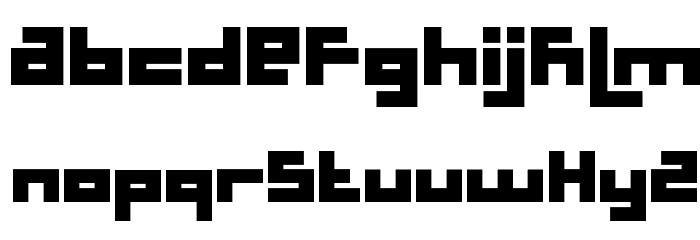 Schleepy Font LOWERCASE