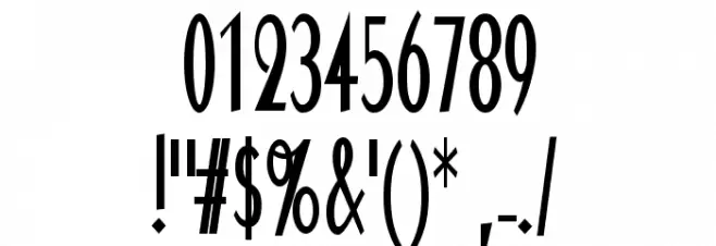 Schlimeyer Book Font OTHER CHARS