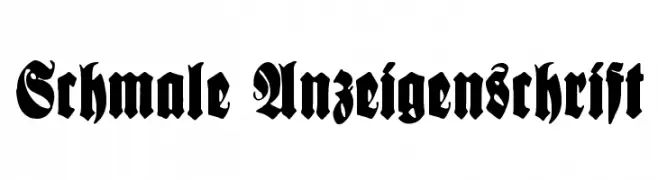 Schmale Anzeigenschrift  Frei Schriftart Herunterladen