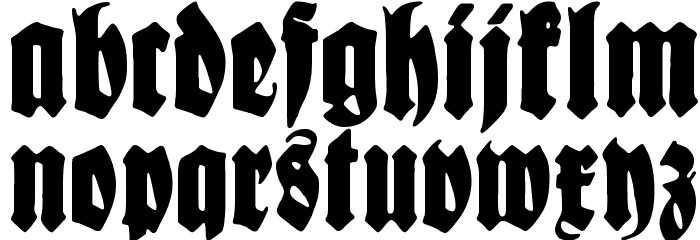 Schmale Anzeigenschrift Font LOWERCASE