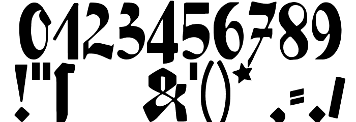 SchmaleGotischMK Font OTHER CHARS