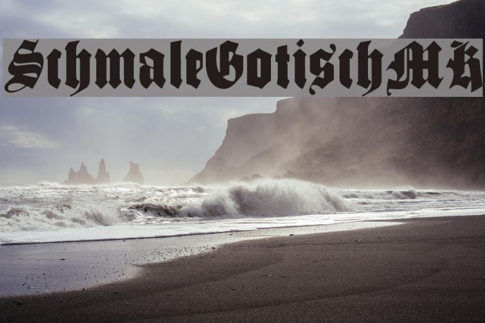 SchmaleGotischMK Font examples