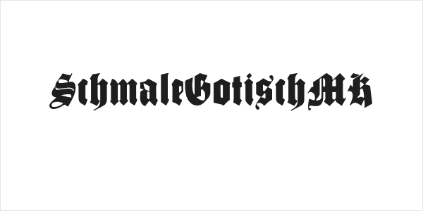 SchmaleGotischMK Logo