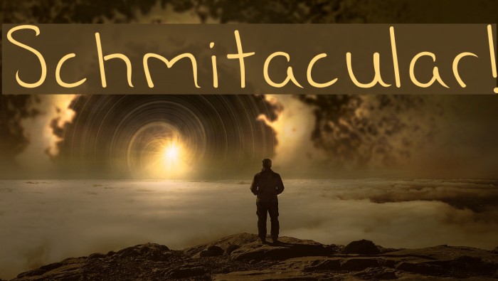 Schmitacular! Font examples