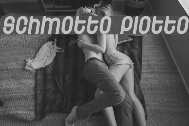 Schmotto Plotto Font examples