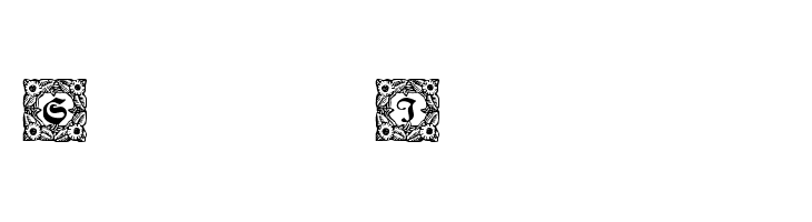 Schmuck-Initialen 1 Font