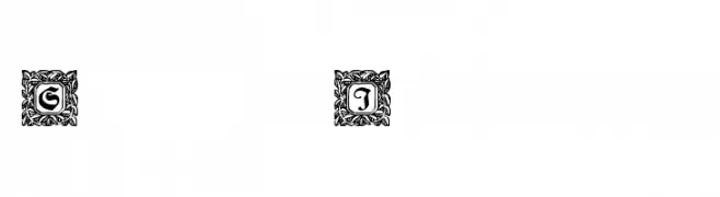 Schmuck-Initialen 2  Free Fonts Download