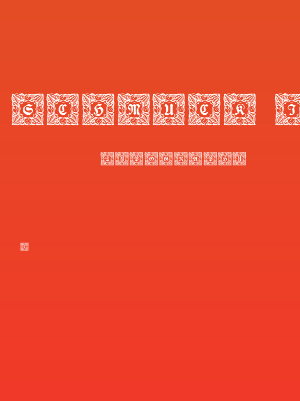 Schmuck-Initialen 3 Poster