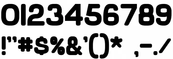 Schnaubelt Bold Font OTHER CHARS