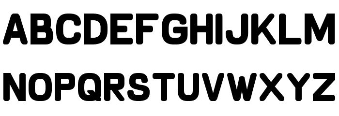 Schnaubelt Bold Font LOWERCASE