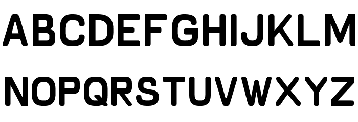 Schnaubelt Font LOWERCASE