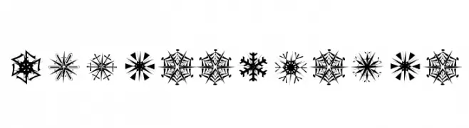 Schneesterne  font caratteri gratis