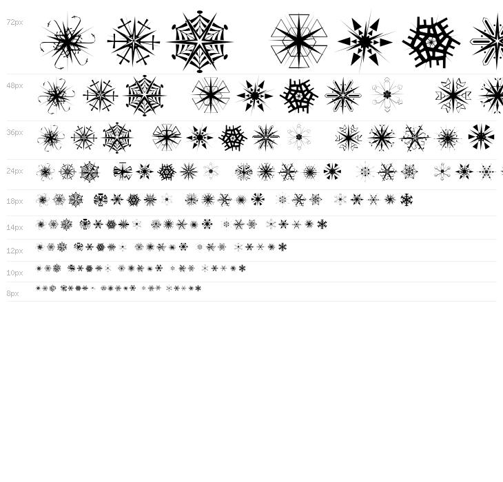 Schneesterne Waterfall