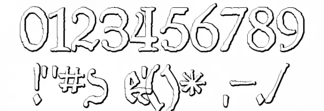 Schneider Buch Deutsch Beveled Free Font OTHER CHARS